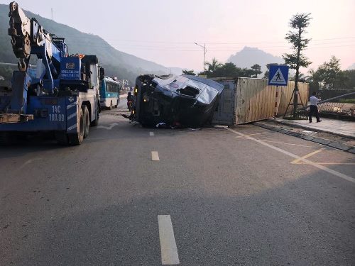 Hiện trường vụ tai nạn