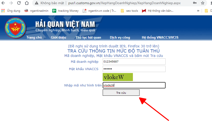 Tra cứu tờ khai hải quan tại Việt Nam